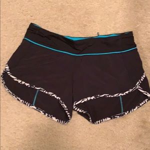Lululemon speed shorts